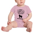 thumbnail image 2 of Sorry I Can't I Have Plans With My Goldendoodle Love Pet Dog Cute Baby Bodysuit Baby Clothes (Pink, 12-18 Months), 2 of 5