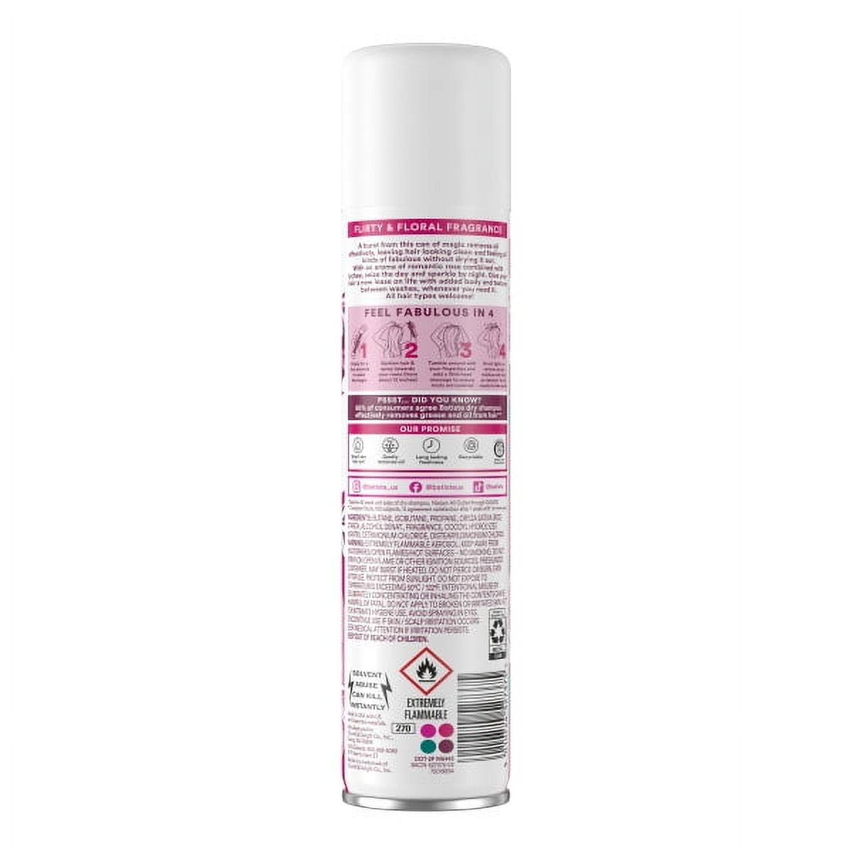 Batiste Dry Shampoo, Blush 6.73 oz (Pack of 3)