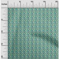 thumbnail image 1 of oneOone Polyester Lycra Aqua Blue Fabric Triangle Geometric Sewing Craft Projects Fabric Prints By Yard 56 Inch Wide, 1 of 1