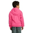 thumbnail image 2 of Port & Company Youth Core Fleece Pullover Hooded Sweatshirt-XL (Neon Pink), 2 of 6