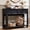 Black, variant on Buildhom 46" Farmhouse Console Table with 2 Drawers, Rustic Wood Sofa Table Behind Couch, Entryway Table with Open Shelf for Living Room, Black