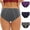 Set 2, variant on GERsome 3 Pack Period Underwear for Women Heavy Flow Leakproof Mid Waisted Cotton Panties Postpartum Menstrual Briefs S-5XL