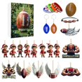 thumbnail image 1 of Easter Rugby Advent Calendar Christmas Christmas Toys Countdown 24 Days Of Advent Set Celebrate Advent Calendar(2D Acrylic Pendant) 9 Interval Clock Timer Two Minute Toothbrush Timer Large Digital, 1 of 9