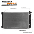 thumbnail image 5 of M-AUTO 921 Aluminum Core Radiator OE Replacement for Buick/Oldsmobile/Pontiac (1986-1994) 3.8L, 5 of 10