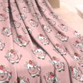 thumbnail image 3 of Pink Cow Strawberry Head Pattern Blanket,Comfortable Soft Lamb Wool Throw Blanket,All Season,Warm Lightweight Blankets for Sofa Bed Couch Living Room Chair,60"x80", 3 of 4