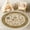 Color 3, variant on Washable Non Slip 6ft Round Rug, Cute Teddy Bear Woodland Animals Mountain Forest Folk Art Circle Area Rugs with Tassels Carpet for Nursery Bedroom Playroom Tent rug Tent Castle