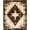 Brown Multi, Pattern 1, variant on ODIKA Distressed Cowboy Vintage Southwestern Diamonds Border Motif for Master Suite, California King, Under Bed, Foldable Easy Care
