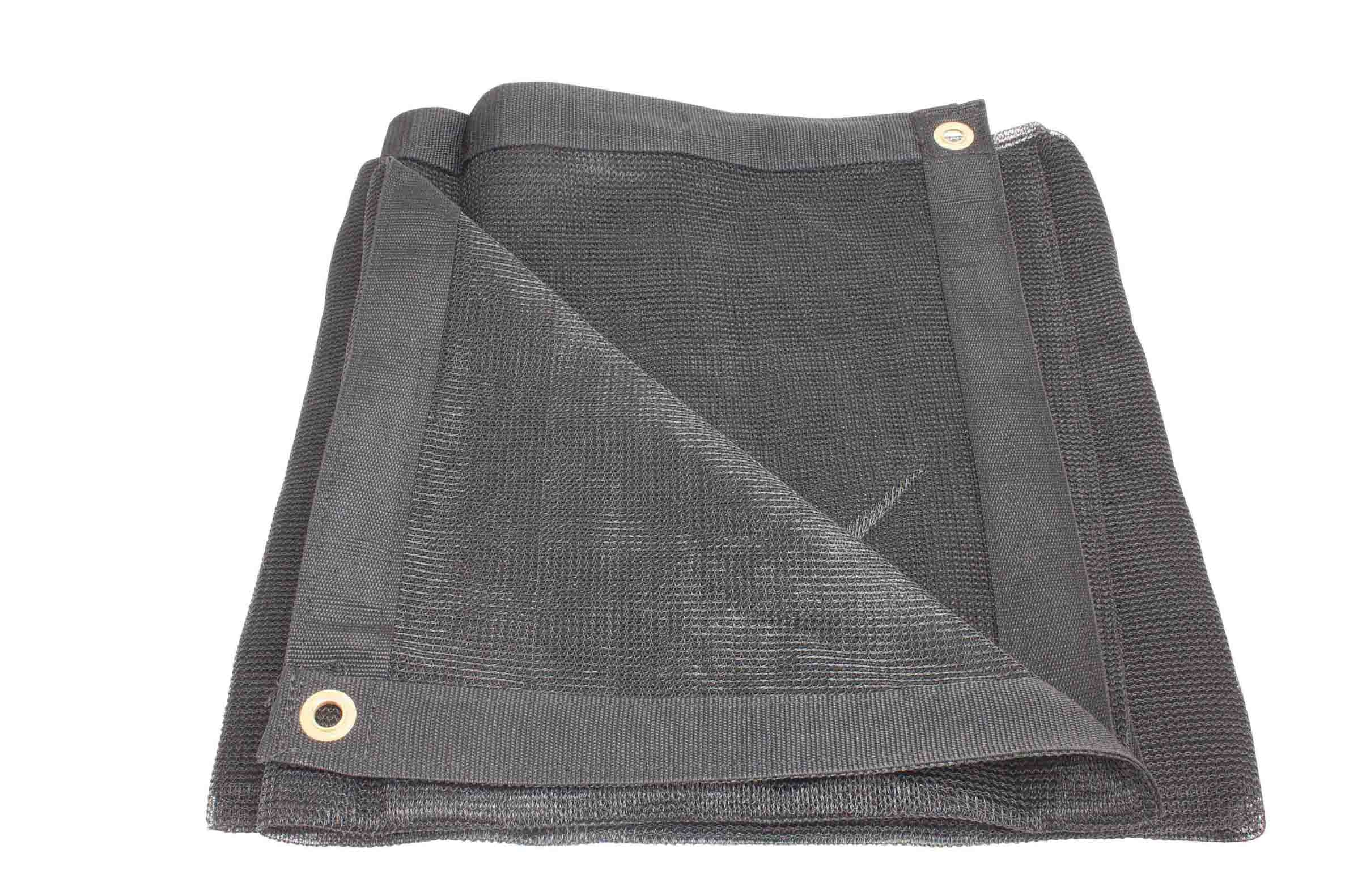 20' x 50' Black 70 Shade Mesh Tarps with Grommets Scaffolding ROLLOFF