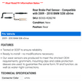 thumbnail image 2 of Rear Brake Pad Sensor - Compatible with 2009 - 2010 BMW 528i xDrive, 2 of 2