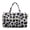 Classic Cow Pattern, variant on Travel Bag Luggage Bags for Women Elegant Travel Bags with Pocket for Overnight, Zebra Stripes Print