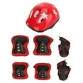 thumbnail image 2 of JUEGO DE CASCOS PARA BICICLETAS Para Niños, Engranaje de Proteccióne de Casco para Bicicletas para Niños Finamiento Suave de Protecciónemeta Ajustable para el Ciclismo 5, 2 of 7