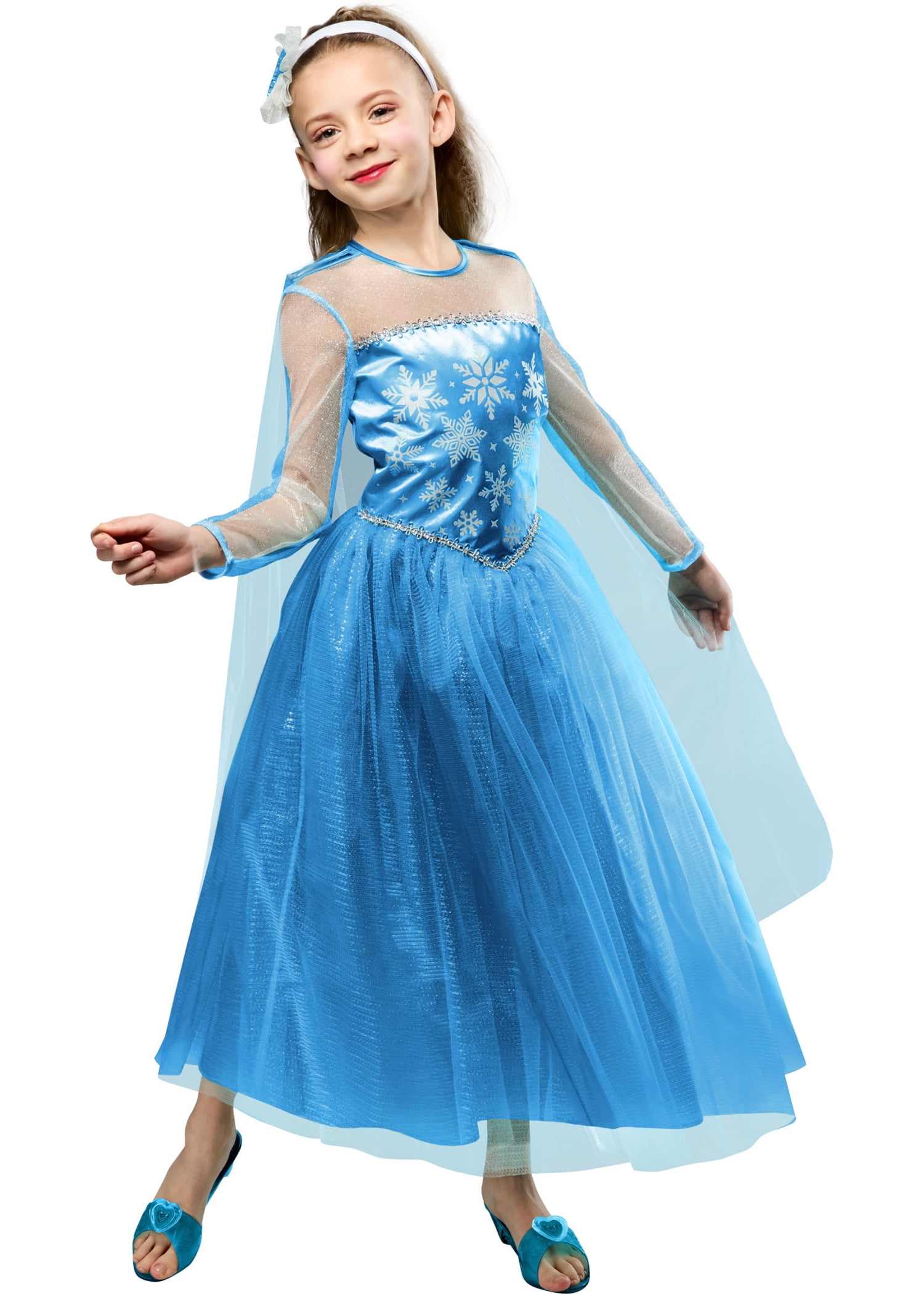Rubies Snow Princess Dress Up Shoes for Girls