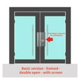 thumbnail image 2 of Door Lock, Tuya WIIF Smart Door Lock Finrprint Password Card NFC APP Key Unlock Electronic Lock Feless Fe S Push Sliding Door ,Easy to Install, 2 of 7