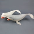 thumbnail image 2 of Animal Model Lifelike Beluga Whale Ocean Animal PVC Model Figure Educational Toy Kids Gift, 2 of 6
