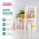 thumbnail image 3 of Caja de almacenamiento Sterilite Mini Caja apilable paquete de 24 transparente, 3 of 9
