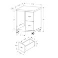 thumbnail image 2 of Monarch Specialties Office, File Cabinet, Printer Cart, Rolling File Cabinet, Mobile, Storage, Work, Laminate, Brown, Contemporary, Modern, 2 of 3