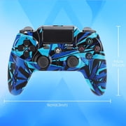 Wireless Controller Compatible with P4/P4 Slim/P4 Pro/Windows PC, Blue