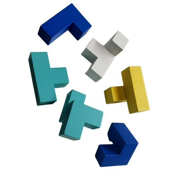 AWD013 - WOOD BLOCK INTERLOCKING PUZZLE