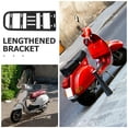 thumbnail image 3 of HAMPPLIES Heavy Duty E Bike Rear Rack Iron Support 1Pcs for Bike Commuting, 3 of 6