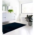 thumbnail image 2 of Linon Maven Faux Rabbit Polyester 3'x5' Accent Rug in Navy, 2 of 8