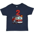 thumbnail image 3 of Inktastic 2nd Birthday Fire Truck Boys or Girls Toddler T-Shirt, 3 of 5