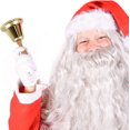 thumbnail image 5 of Metal Hand Bell Christmas Wooden Handle Hand Bell Santa Claus Rattle, 5 of 5