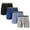 Assorted-B, variant on Men's Boxer Shorts Moisture-Wicking,Breathable Bamboo Viscose Underwear with Button Fly,4 Pack