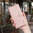 thumbnail image 6 of for iPhone 15 Wallet Case, with [RFID Blocking] Card Slots Strong Magnetic PU Leather Flip Fold Protective Adjustable Kickstand Phone Case for iPhone 15 - Rose Gold, 6 of 9