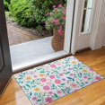 thumbnail image 2 of Pioneer Flower Floral Print Pattern Door Rugs,Washable Non Slip Door Mats Indoor,Decorative Door Mats,Entry Mat Indoor for Entrance,Bedroom,Kitchen,Bathroom,17"x30", 2 of 6