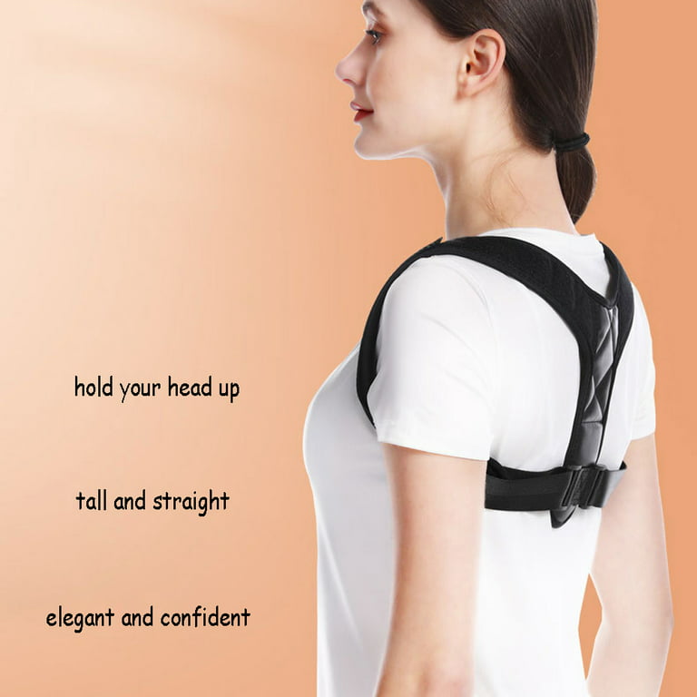 Healifty 2 in 1 Posture Corrector 3D Ergonomic Posture Brace Adjustable  Back Shoulder and Leg Brace with Aluminum Sheet Pain Relief Back  Straightener for Men Women Adults 