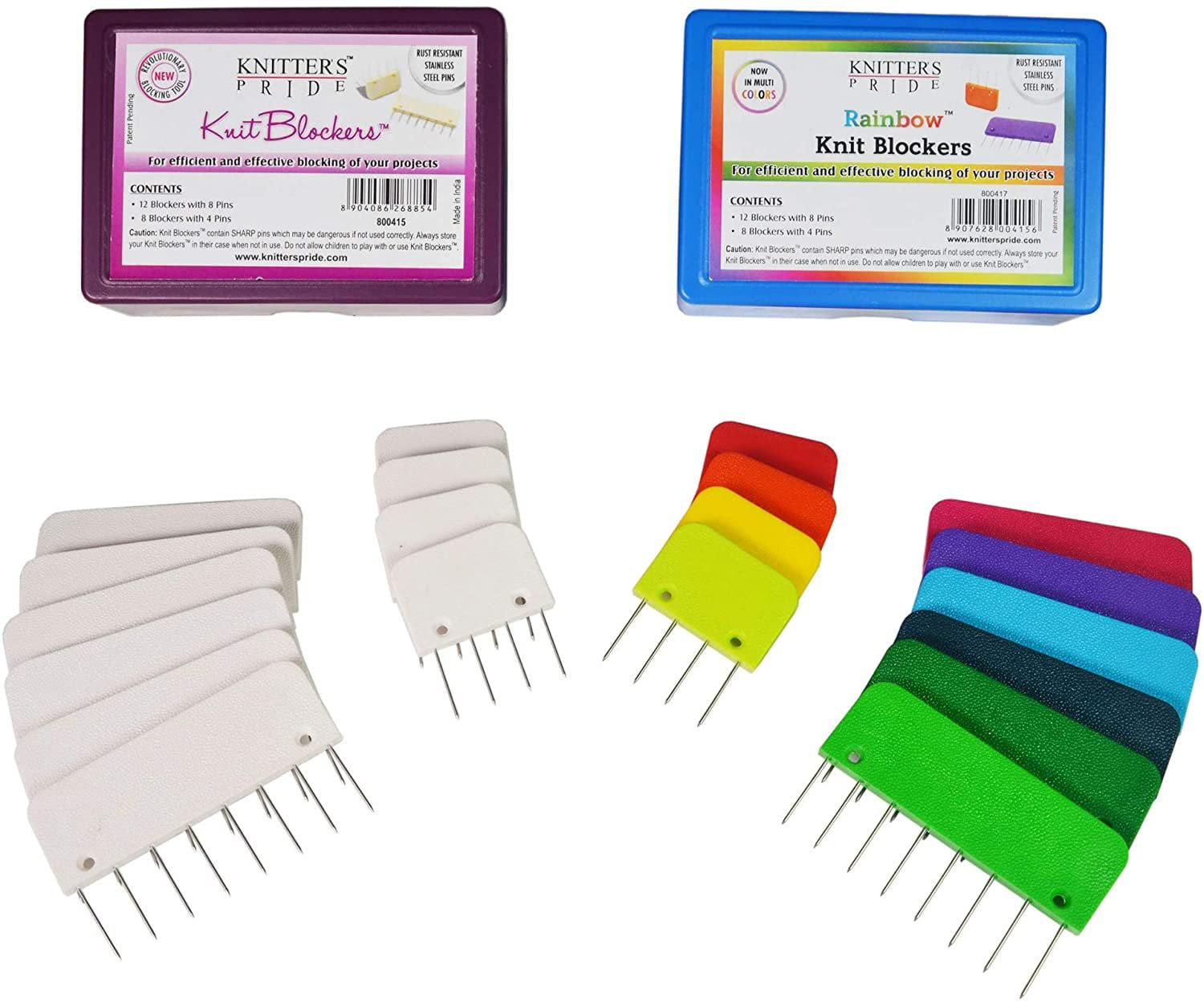 Knitters Pride - Rainbow Colored Knit Blockers
