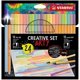 thumbnail image 1 of Set creative - STABILO - point 88/Pen 68 ARTY - 12 fineliners - 12 felt pens - cardboard packaging with 24 Color Assortment, 1 of 1