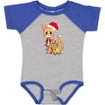thumbnail image 3 of Inktastic Cute Christmas Cat Tangled in Colorful Lights with Red Hat Boys or Girls Baby Bodysuit, 3 of 5