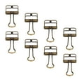 thumbnail image 3 of Metal Wire Foldback  Clips 80 Pcs Binder Clips 19mm Metal Binder Clips Paper Photo Stationary Clips For Office School Home, 3 of 8