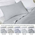 thumbnail image 5 of Superior Aswan Cotton Chevron Woven Coverlet, King, Blue, 5 of 10