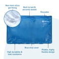 thumbnail image 3 of BodyMed Blue Vinyl Cold Packs – Reusable Flexible Ice Pack for Injuries – Cold Packs for Back Pain – Oversize, 21 in. x 13 in., 3 of 6