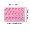 thumbnail image 3 of Silicone Ice Cube Mold Moon Shape Tray for Freezer Chocolate Candy Making DIY Resin Crafts Flexible Non Stick Reusable for Cocktails Drinks Party Home Kitchen Baking Accessories, 3 of 7