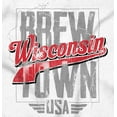 thumbnail image 2 of Wisconsin Brew Town USA Beer Lovers Plus Size Crewneck Graphic Tee Shirt Brisco Brands 2X, 2 of 5