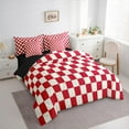 thumbnail image 3 of Castle Fairy Minimalist Buffalo Twin Bedding Sets 7-Piece for Female Men Adults,Geometric Plaid Grid Bedding Comforter Set Microfiber,Mid Century Breathable Sheet Sets,Super Cozy Room Decor, 3 of 8