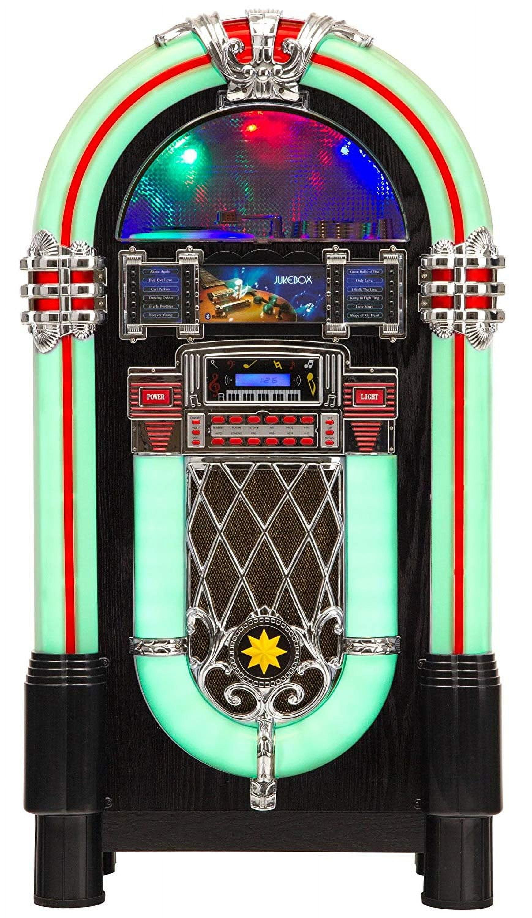 ミュージック ENGLISH JUKE BOX MINI JUKEBOX PORTABLE BLUETOOTH SPEAKER | Crosley Radio
