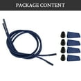 thumbnail image 5 of Endoto Shoelaces for Hey Dude Elastic Strings Replacement Laces Shoes(Color:Navy,Size:17Inch), 5 of 5