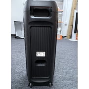 JYX Party Speaker with Wheels for Outdoor, Bluetooth Speaker with 2 Microphones, Dual 8 Subwoofer Deep Bass, Rgb Lights, T38-T