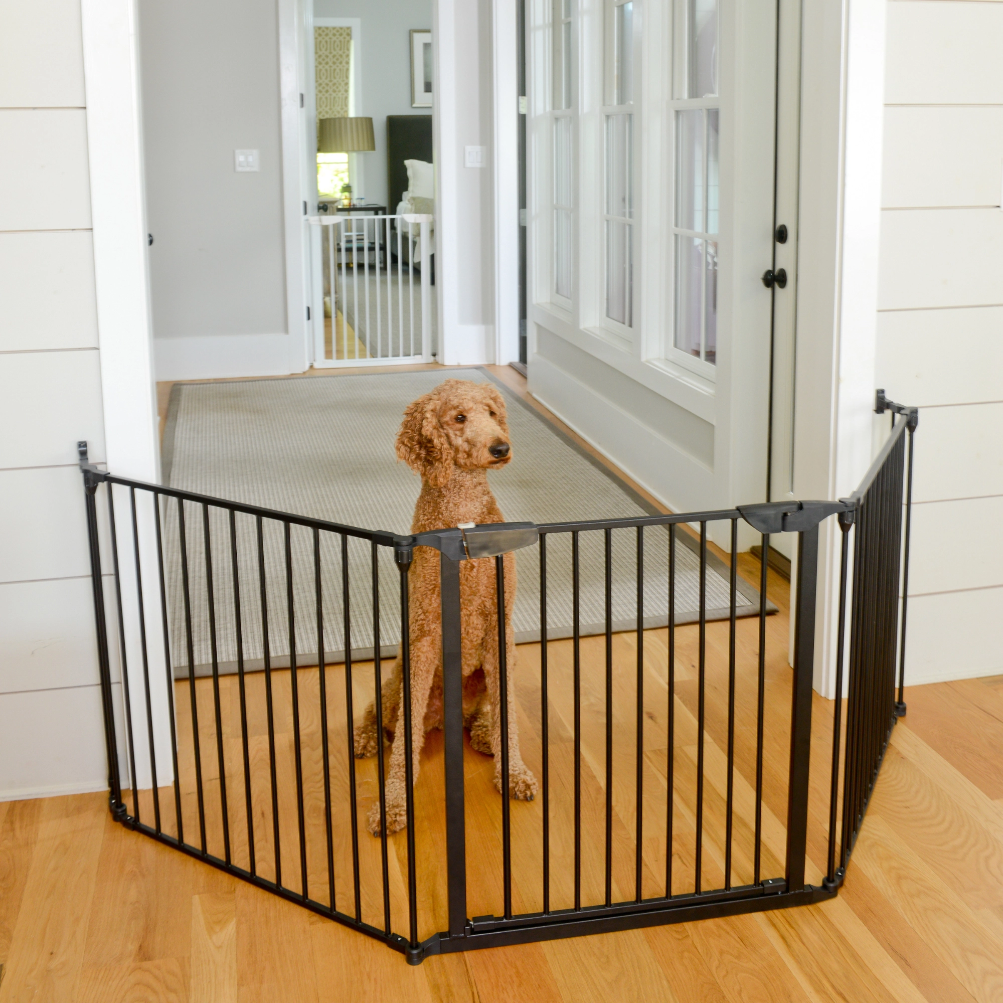 Cardinal Gates XpandaGate Child & Pet Safety Gate - Black