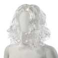 thumbnail image 5 of Green Sky Christmas White Santa Claus Costume Wig and Beard Set for Adult, 5 of 5