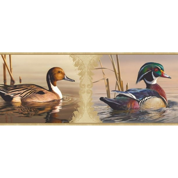 878472 Ducks Wallpaper Border - Walmart.com - Walmart.com