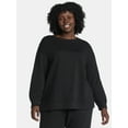 thumbnail image 2 of (2 pack) Terra & Sky Women's Plus Size Fleece Sweatshirt, Size 0X-5X, 2 of 6