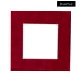 thumbnail image 3 of Suede Texture Photo Mat - Blaze Red 20x20 for 16x16 Photos - Fits 20x20 Frame, 3 of 4