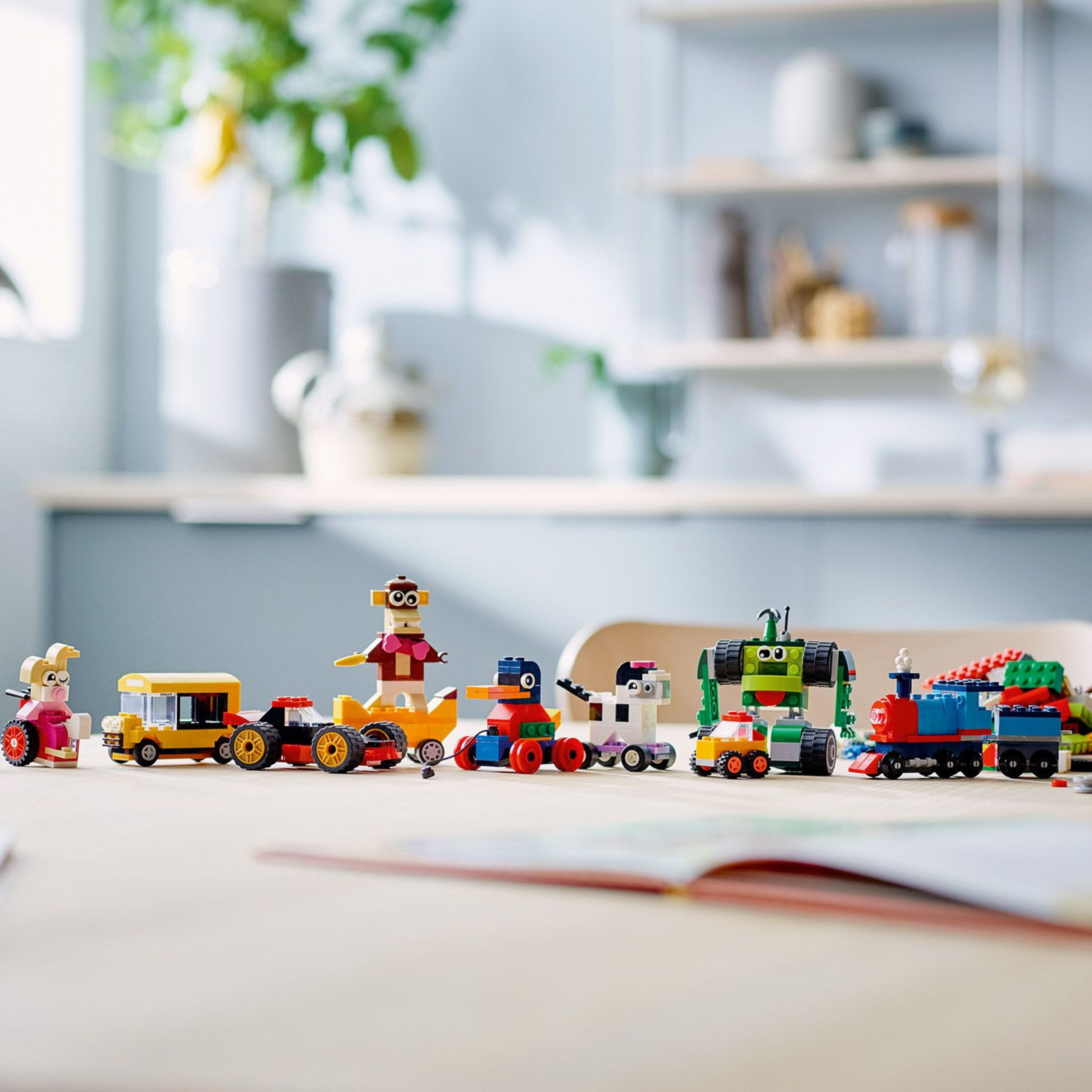 Lego bricks and wheels 2025