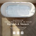 thumbnail image 3 of Alfombrilla de seguridad para bañera SlipX Solutions Power Grip transparente, 3 of 6