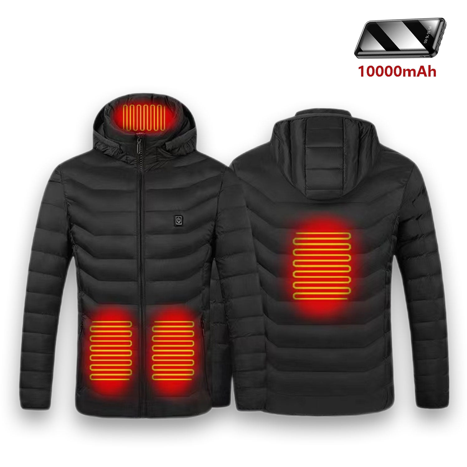 Rtmgob Heated Jackets for Men and Women with 10000mAh Battery Pack
